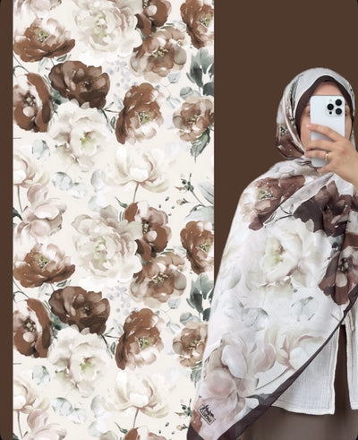Rose Pamuk Şal