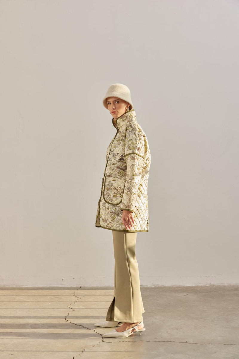 Kapitone Desenli Mont