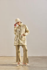 Kapitone Desenli Mont