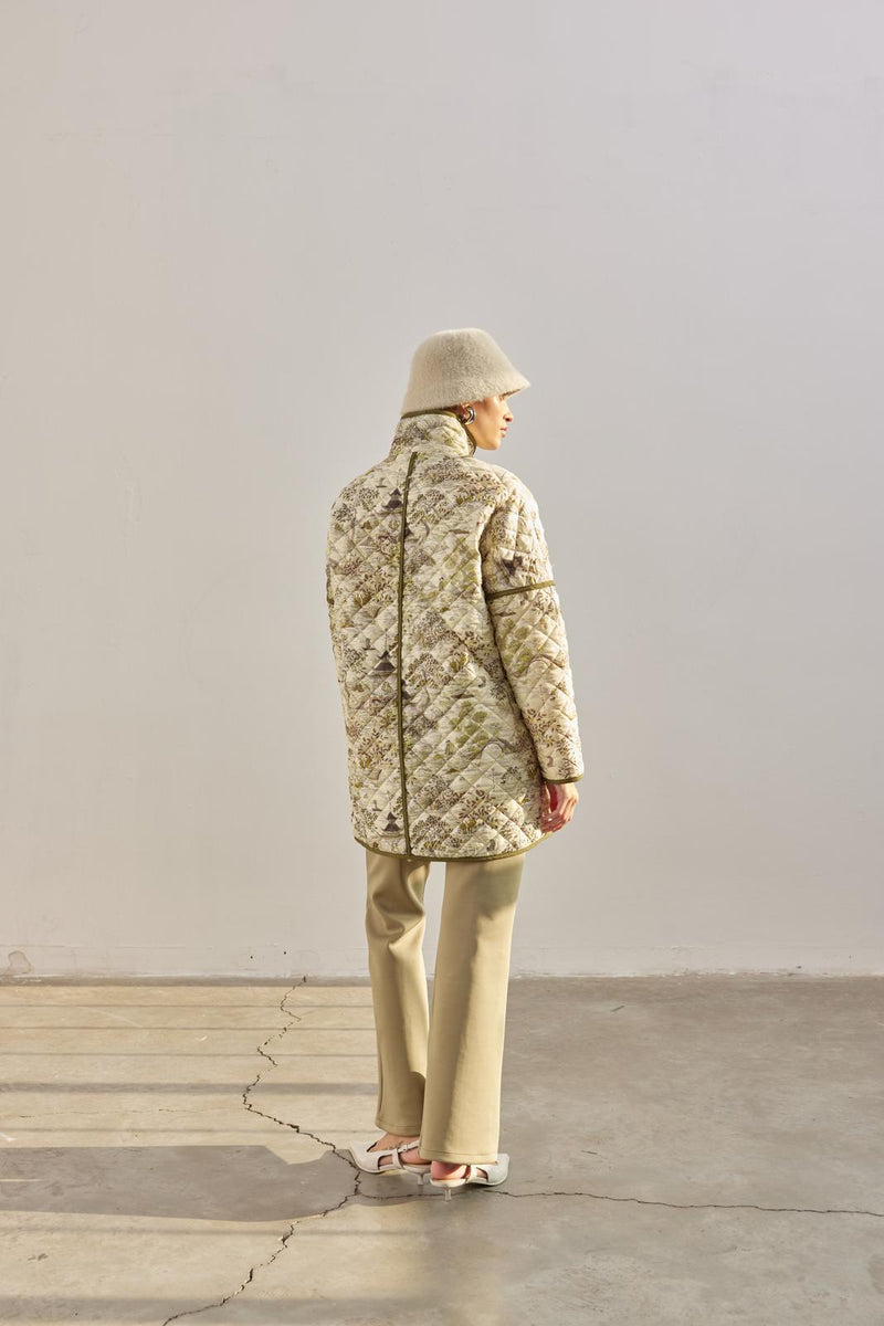 Kapitone Desenli Mont