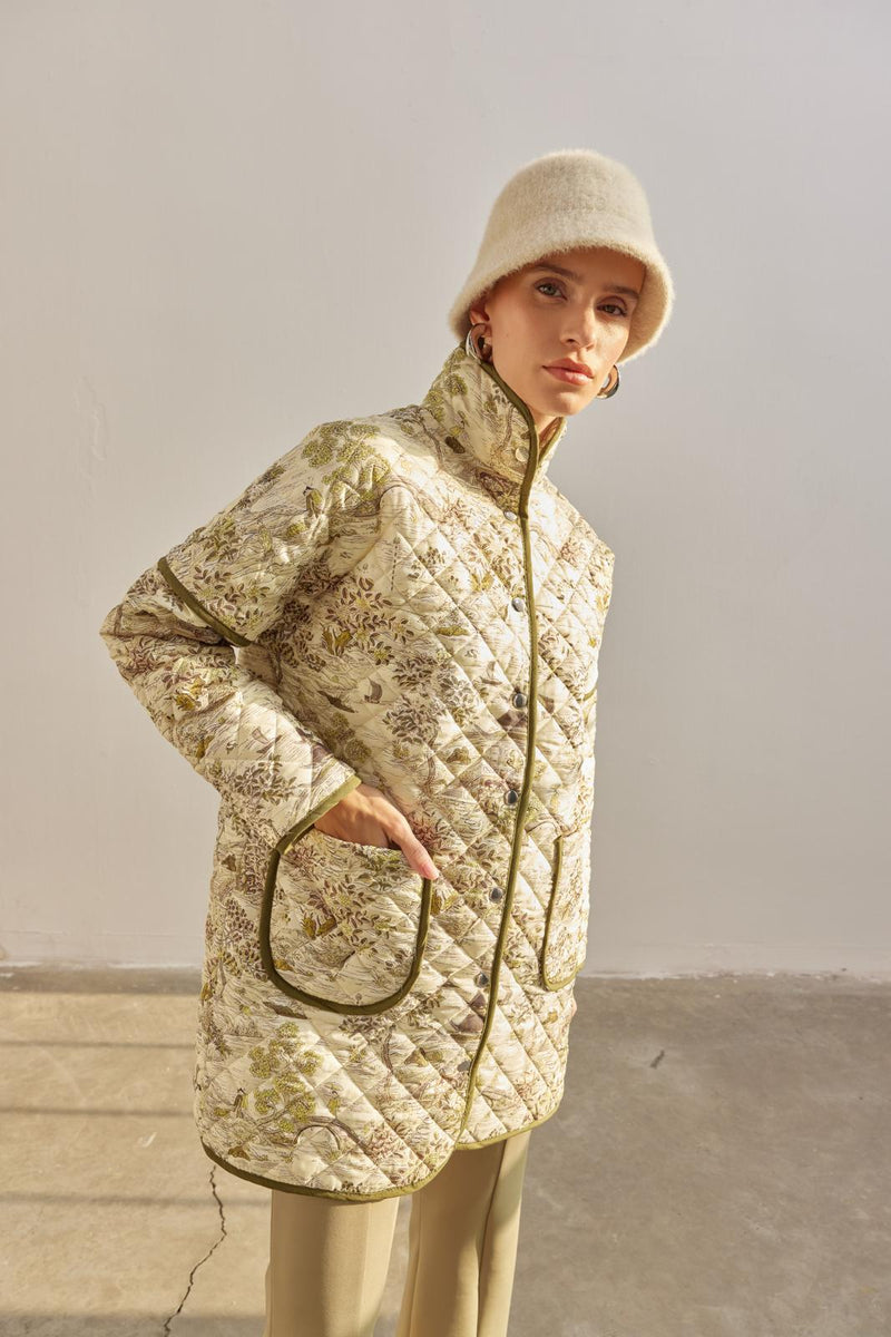 Kapitone Desenli Mont