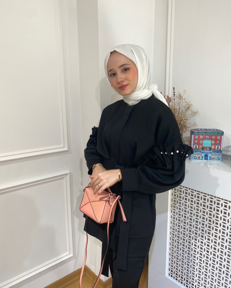 Kolları İnci Detaylı Scuba Takım