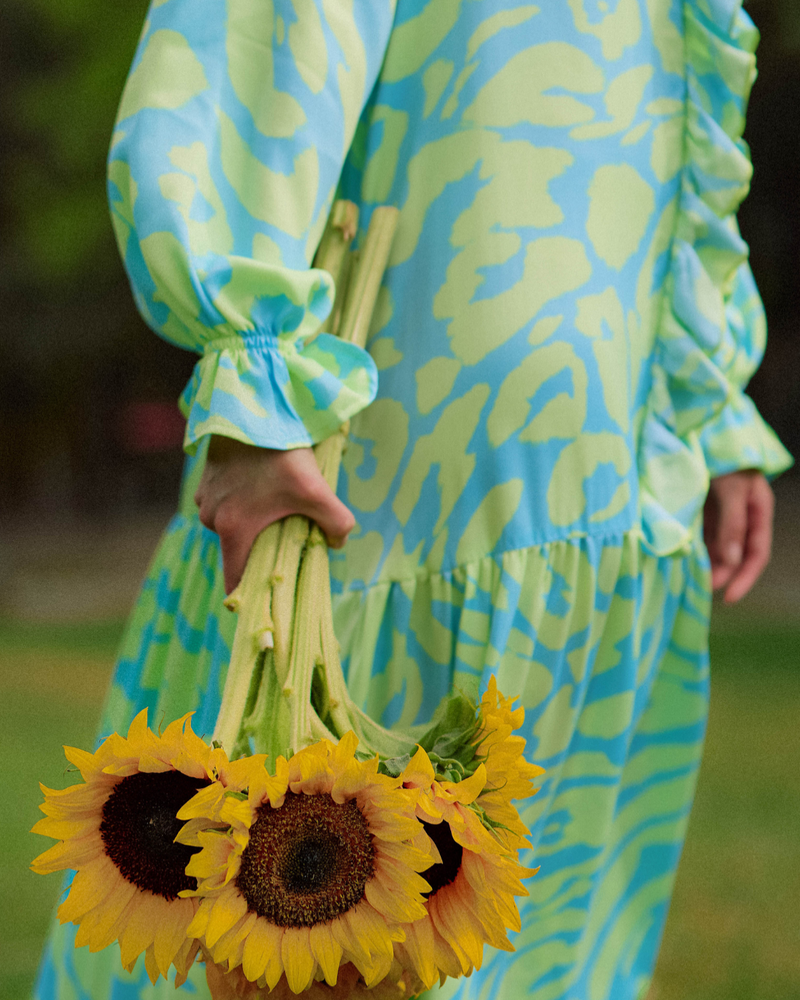 Patı Volanlı Elbise