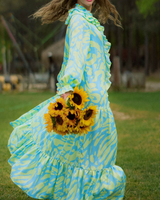 Patı Volanlı Elbise