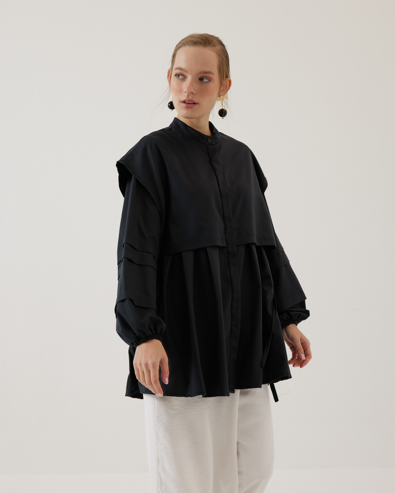 Yelekli Poplin Gömlek