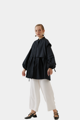 Yelekli Poplin Gömlek