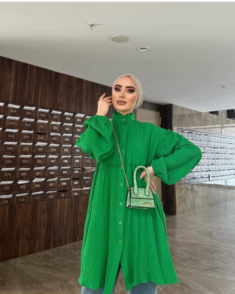 Bürümcük Krinkıl Gömlek