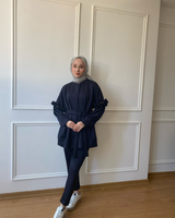 Kolları İnci Detaylı Scuba Takım