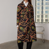 Zincir Desenli Trench Coat