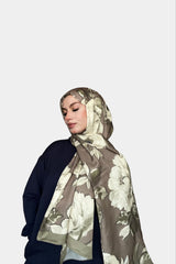 Azalea Soft Şal-Vizon/Yeşil