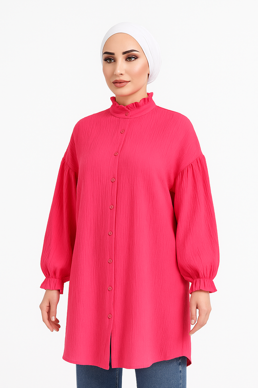 Bürümcük Krinkıl Gömlek