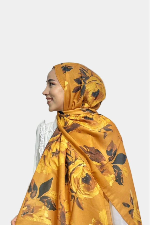 Azalea Soft Şal-Koyu Sarı