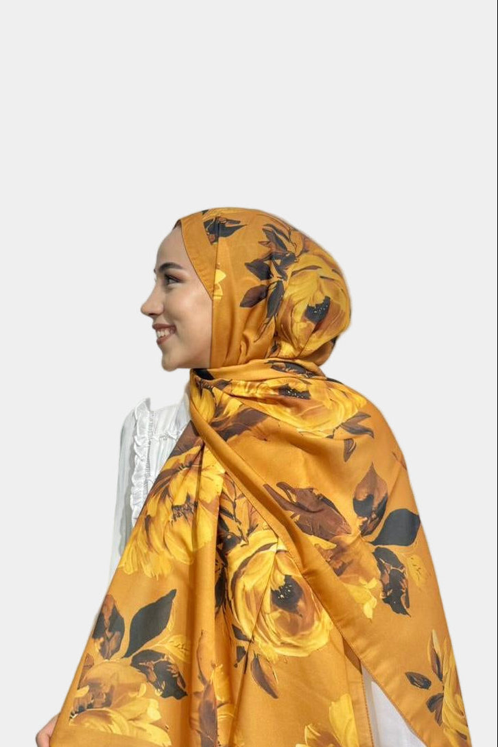 Azalea Soft Şal-Koyu Sarı