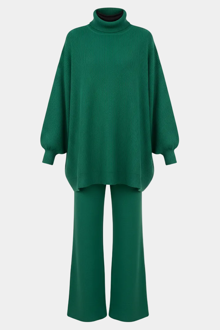 Balon Kol Triko Takım-Yeşil