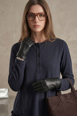 Serra Scuba Elbise - Lacivert