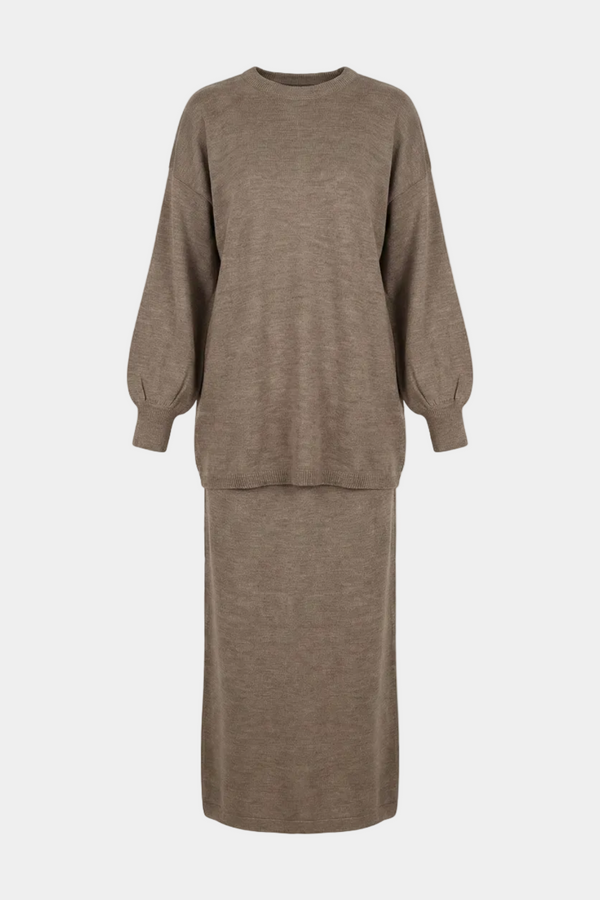 Lorey Triko Etekli Takım-Vizon